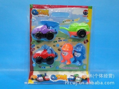 趣味卡通惯性工程车玩具 三款混装激发无限想象